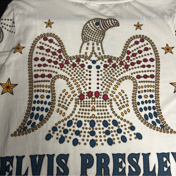 Elvis Women's White Long Sleeve Tee - Picture 4 of 10